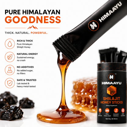Himaayu Shilajit Honey Stick Gold